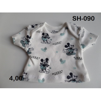 shirt wit met Mickey Mouse figuren